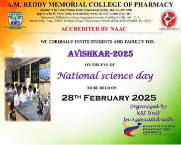 National Science Day 2025, College of Pharmacy