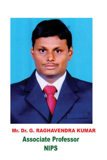 Photograph of Dr. G. Raghavendra Kumar
